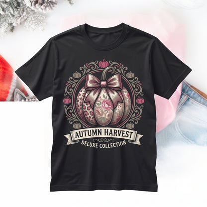 Breast Cancer Awareness Pink Pumpkin Thanksgiving Support Squad Long Sleeve Unisex TShirt