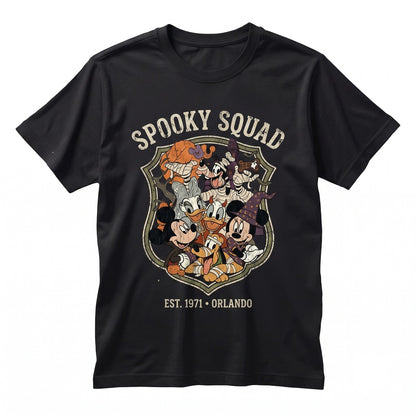 Magical Florida Theme Park Halloween Spooky Season Mouse Friends Vacation Family Gift Unisex TShirt