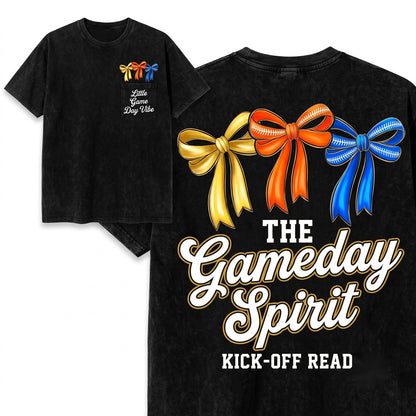Coquette Game Day Brushstroke Sport Bow Girly Team Spirit Football Baseball Softball Volleyball Soccer Sublimation PNG Design