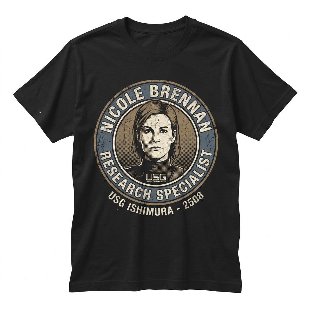 Nicole Brennan Ishimura Medical Officer Sci-Fi Horror Video Game Graphic Tragic Heroine Survivor Fan Apparel Unisex TShirt