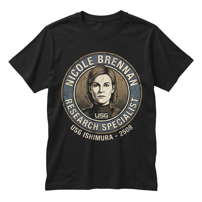 Nicole Brennan Ishimura Medical Officer Sci-Fi Horror Video Game Graphic Tragic Heroine Survivor Fan Apparel Unisex TShirt