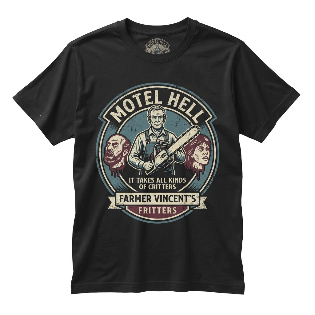 Motel Hell Movie Horror Classic Cult Vintage Unisex TShirt