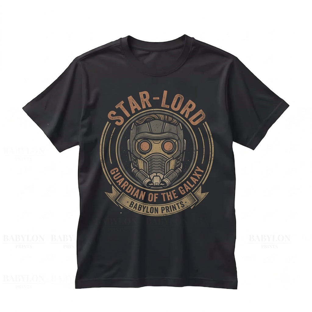 Vintage Retro Cosmic Outlaw Sci-Fi Galactic Hero Graphic Casual Cotton Apparel Unisex TShirt