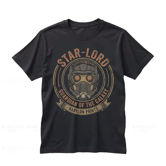 Vintage Retro Cosmic Outlaw Sci-Fi Galactic Hero Graphic Casual Cotton Apparel Unisex TShirt