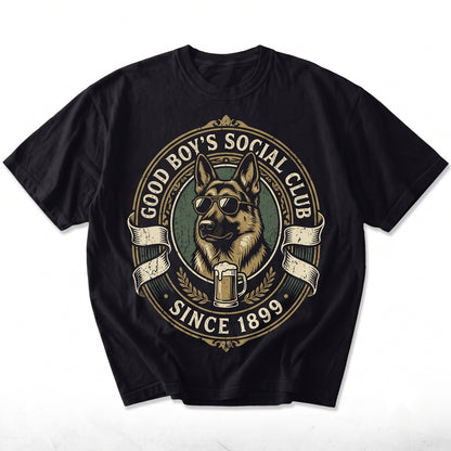German Shepherd Drinking Beer Sarcastic Canine Meme Graphic Dog Mom Dad Lovers Gift Top Unisex TShirt