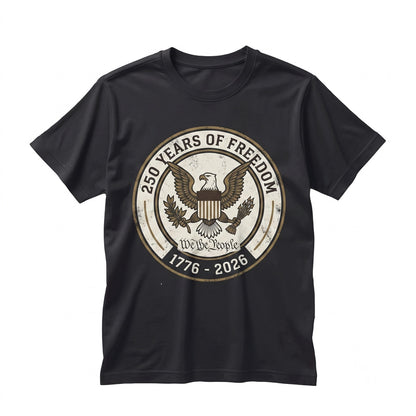 America 250th Anniversary Patriotic Eagle We The People 4th of July Freedom Unisex TShirt
