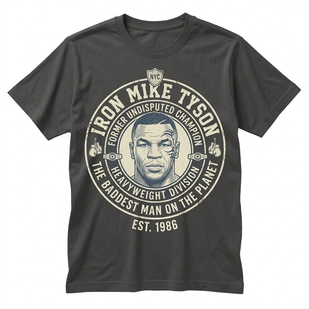 Mike Tyson Iron Boxer Vintage 90s Bootleg Retro Champion Graphic Unisex TShirt