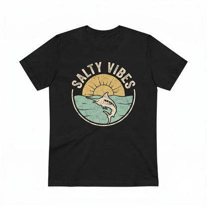 Salty Vibes Tank Top Retro Summer Beach Shirt Unisex TShirt