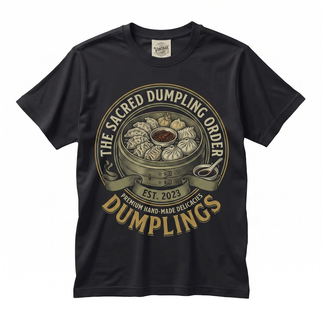 Dumpling Bootleg Rap Xiao Long Bao Jiaozi Gyoza Momo Pierogi Dim Sum Crab Rangoon Vintage Funny Graphic Unisex TShirt