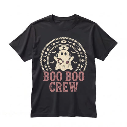 Boo Boo Crew Halloween Ghost Nurse Cute Medical Squad Gift Unisex TShirt