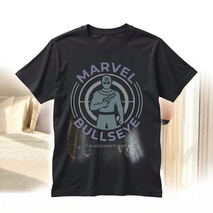 Vintage Bullseye Assassin Graphic Benjamin Poindexter Comic Villain Retro Merchandise Gift Unisex TShirt