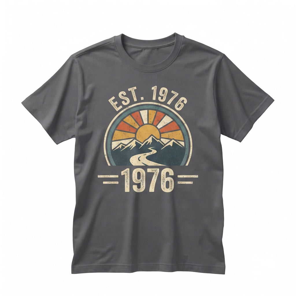 Vintage 1976 50th Birthday Gift For Women Fifty Apparel Classic Tee Unisex TShirt