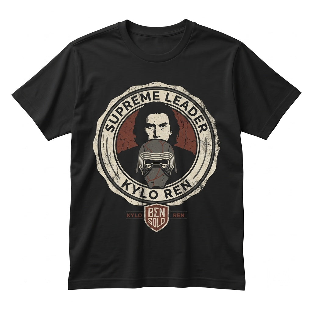 Oversized Kylo Ren Galaxys Edge Rise of the Resistance Force Awakens Dark Side Sith Villains Graphic Unisex TShirt