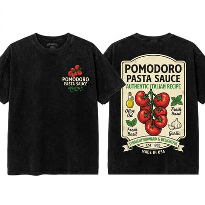 Garment Dyed Tomato Vegetable Graphic Retro Gardener Gift Unisex Wash T-Shirt