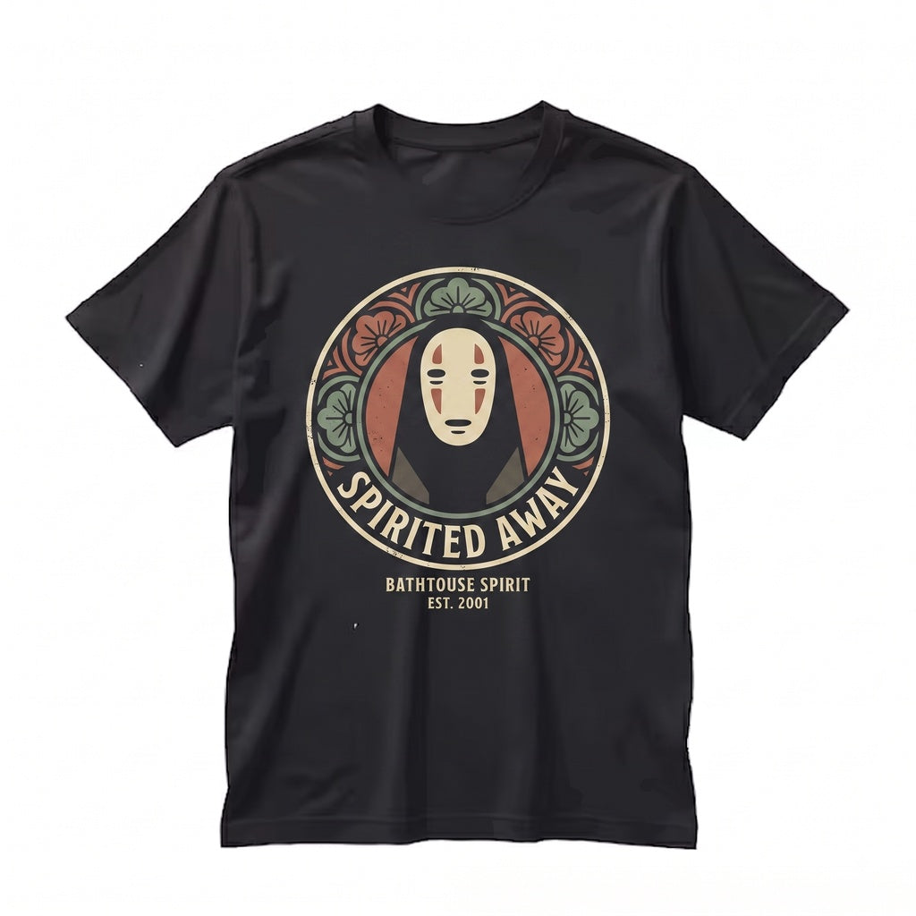 Retro Japanese Anime Movie No Face Graphic Art Unisex TShirt