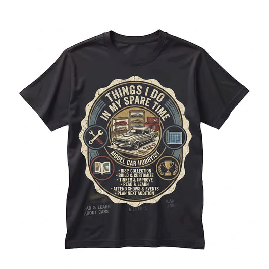 Vintage Diecast Model Car Collector Retro Graphic Apparel Unisex TShirt