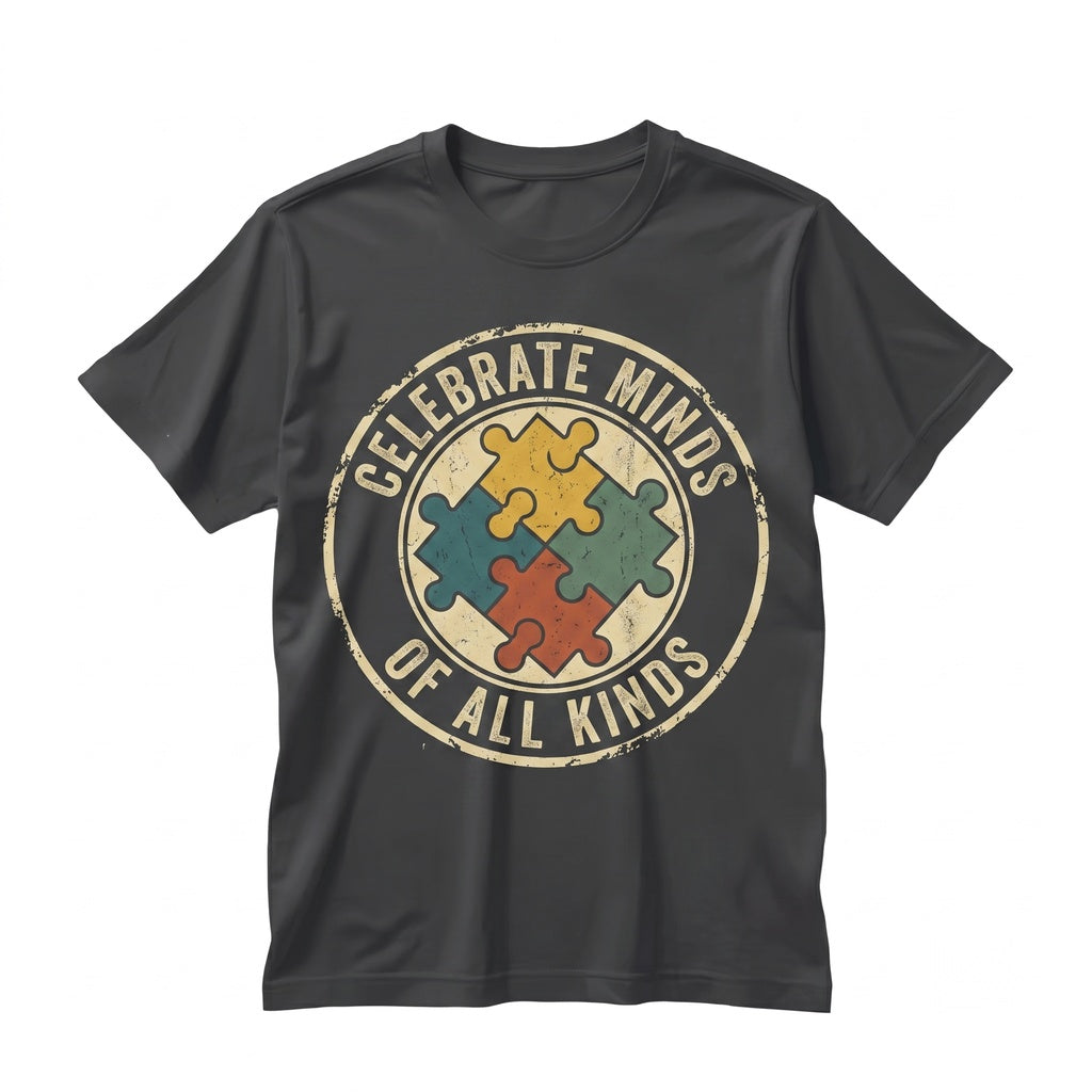 Celebrate Minds of All Kinds Back To School SPED Autism Neurodiversity Teacher Unisex TShirt
