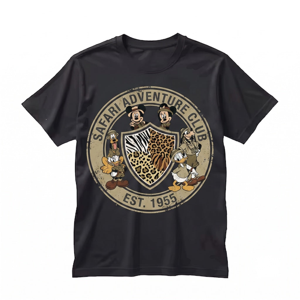 Mickey Minnie and Friends Safari Wild Trip Theme Park Vacation Unisex TShirt