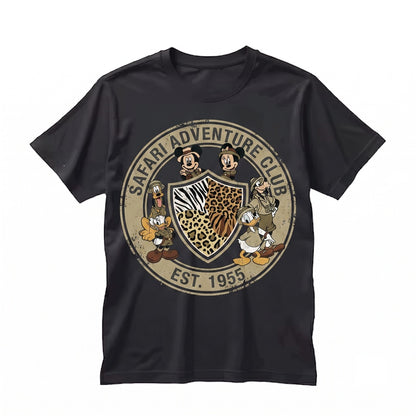 Mickey Minnie and Friends Safari Wild Trip Theme Park Vacation Unisex TShirt