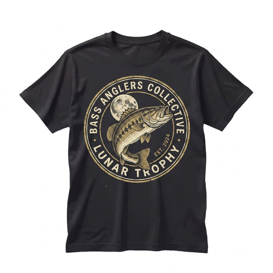 Walleye Fishing Graphic 90s Moonlit Lake Fisherman Gift Outdoor Adventure Unisex TShirt