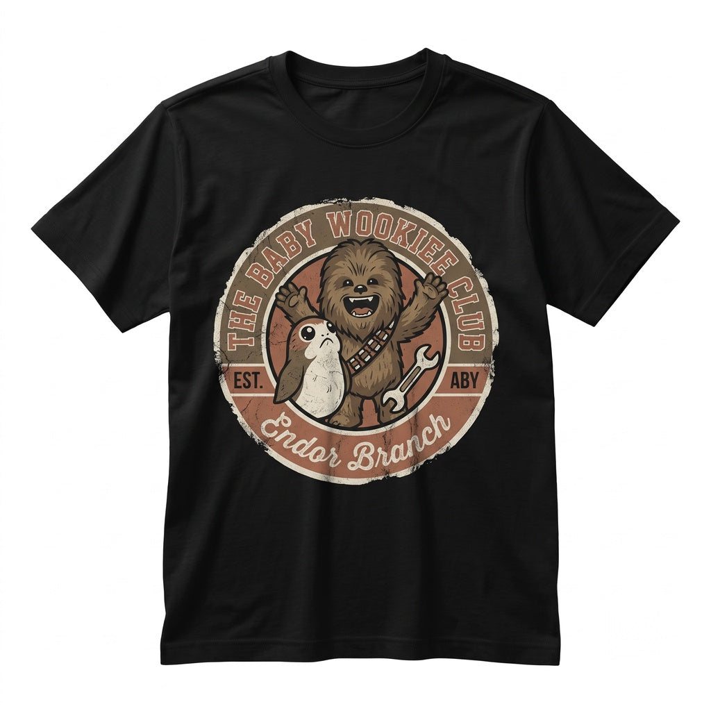 Cute Wookiee Graphic Sweatshirt Sci-Fi Fan Gift Unisex TShirt