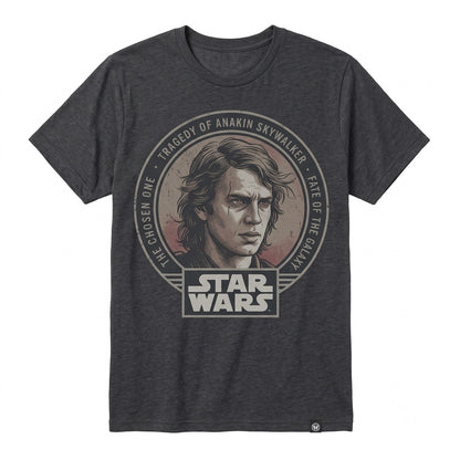 Oversized Anakin Skywalker Graphic Vintage Retro Sci-Fi Film Apparel Men Women Cotton Unisex TShirt