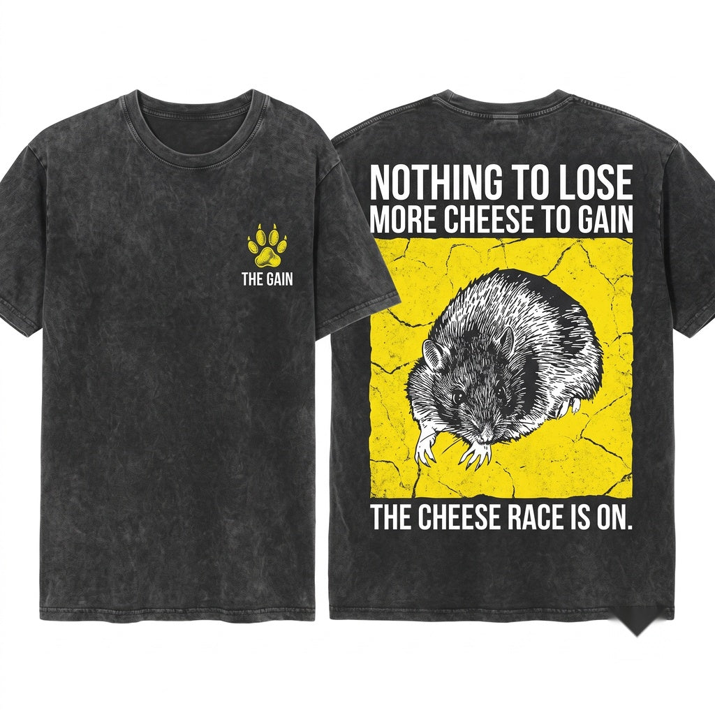 Nothing to Lose Rat Graphic Vintage Wash T-Shirt