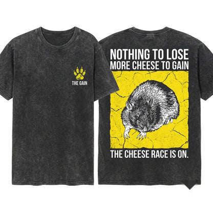 Nothing to Lose Rat Graphic Vintage Wash T-Shirt