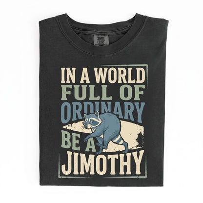 Jimothy Raccoon Graphic Colorful Funny Cute Wildlife Lover Apparel Gift Unisex TShirt