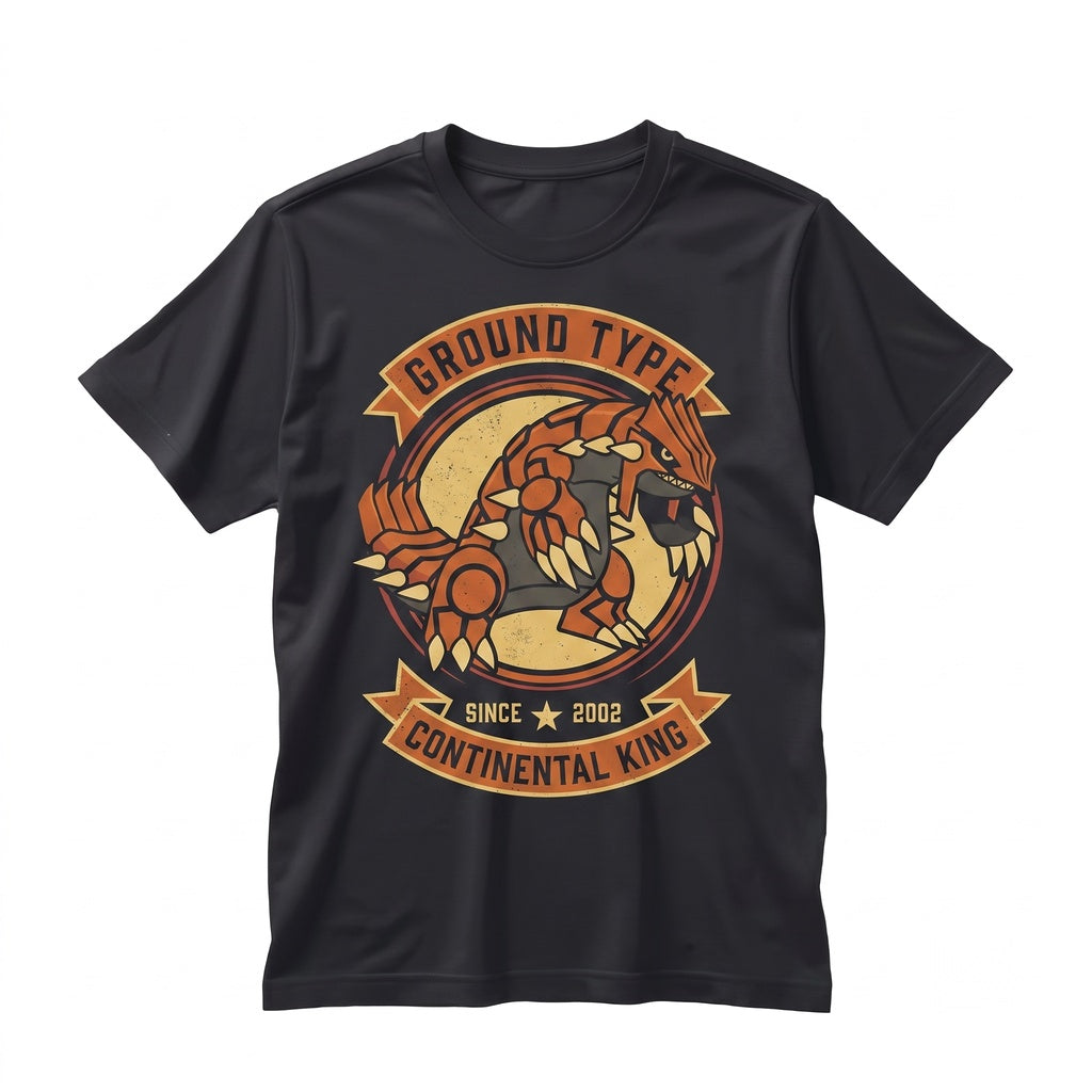 Vintage Mineral Wash Garment Dyed Anime Graphic Oversized Magma Monster Gamer Gift Unisex TShirt