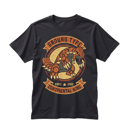 Vintage Mineral Wash Garment Dyed Anime Graphic Oversized Magma Monster Gamer Gift Unisex TShirt
