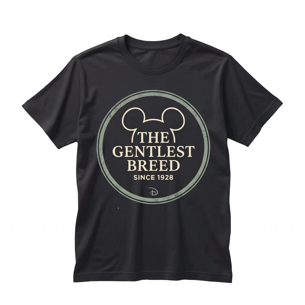 Cute Golden Retriever Puppy Mouse Ears Vacation Travel Graphic Dogs Lover Gift Unisex TShirt