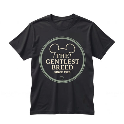 Cute Golden Retriever Puppy Mouse Ears Vacation Travel Graphic Dogs Lover Gift Unisex TShirt