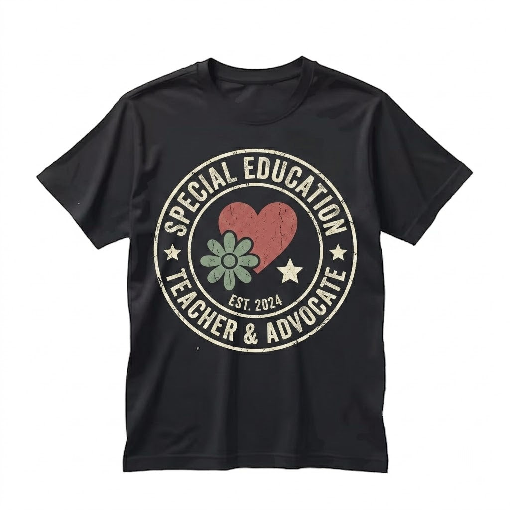 Custom Special Education Teacher First Day SPED Matching Group Colorful Cute Educator Back To School Outfit Unisex TShirt