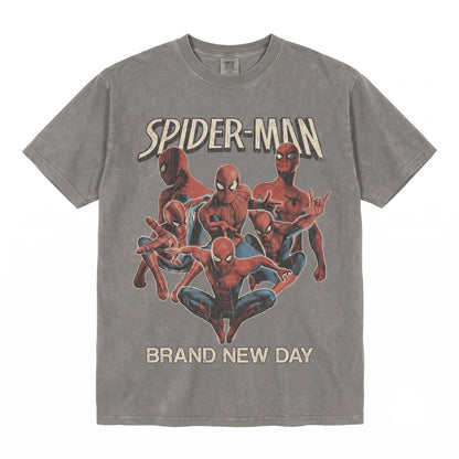 Vintage Spidey Brand New Day Retro Comic Book Hero Graphic Fan Gift Unisex TShirt