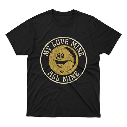 Moon Love Mine All Mine Romantic Celestial Graphic Cotton Crewneck Unisex TShirt