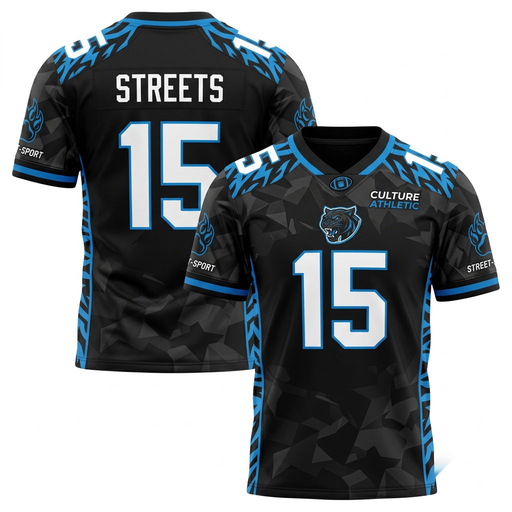 Unisex Game Day Football Fan Jersey - Lightweight Breathable Mesh Athletic Shirt