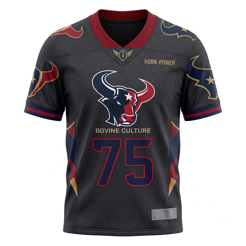 Unisex Football Fan Jersey, Breathable Mesh Game Day Athletic Shirt
