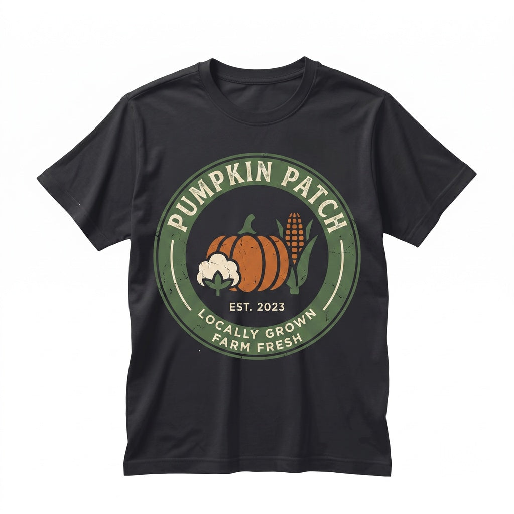 Vintage Pumpkin Patch Autumn Farm Fresh Retro Trendy Fall Sublimation Unisex TShirt