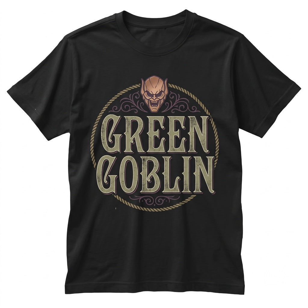 Vintage Green Goblin Supervillain Graphic Sweatshirt, Retro Comic Villain Apparel Gift, Unisex TShirt