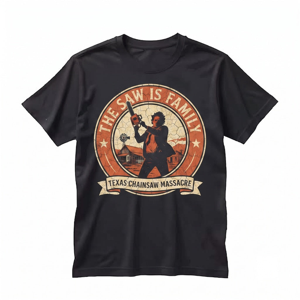 HeS From Texas I Can Tell Graphic Apparel, Chainsaw Horror Top, Halloween Slasher Costume, Spooky Unisex TShirt