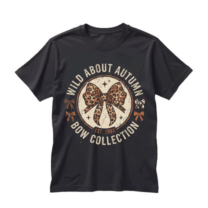 Halloween Coquette Bows Ribbons Spooky Fall Autumn Girly Thanksgiving Unisex TShirt