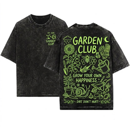 Garden Club Plant Lover Hobby Unisex Wash T-Shirt