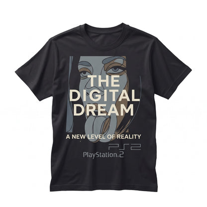 Retro 2000s Video Game Console Commercial Promo Graphic Unisex TShirt