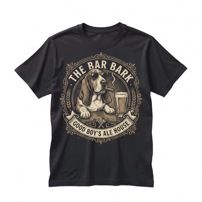 Basset Hound Drinking Beer Funny Sarcastic Dog Meme Mom Dad Lover Gift Unisex TShirt