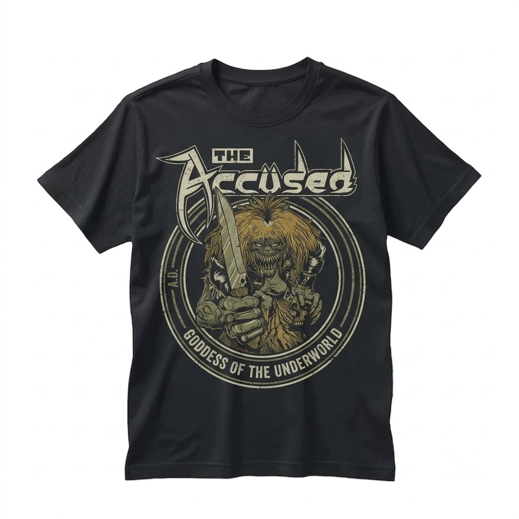 Accused A.D. Graphic Band Merch Novelty Heavy Cotton Unisex TShirt