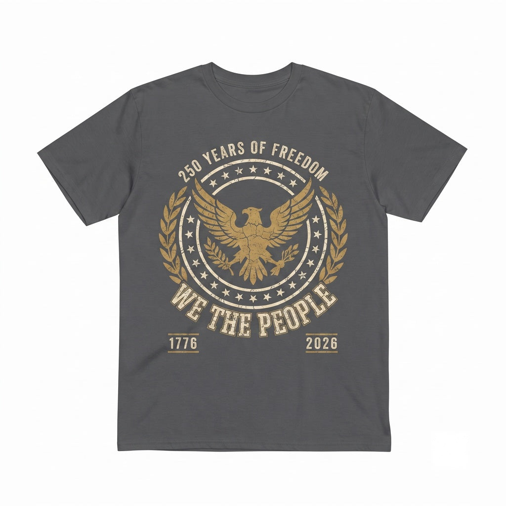 We The People Eagle America 250th Freedom Patriotic 4th of July Unisex TShirt