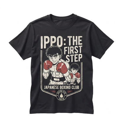 Vintage 90s Sport Manga Boxing Gym Graphic Otaku Apparel Unisex TShirt