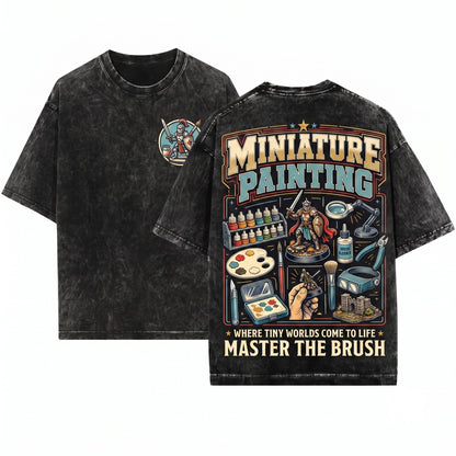 Miniature Painting Hobbyist Wargaming RPG Creative Painter Unisex Wash T-Shirt