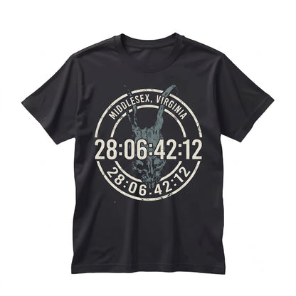 Evil Rabbit Horror Film Y2K Gothic Vintage Cult Classic Graphic Unisex TShirt
